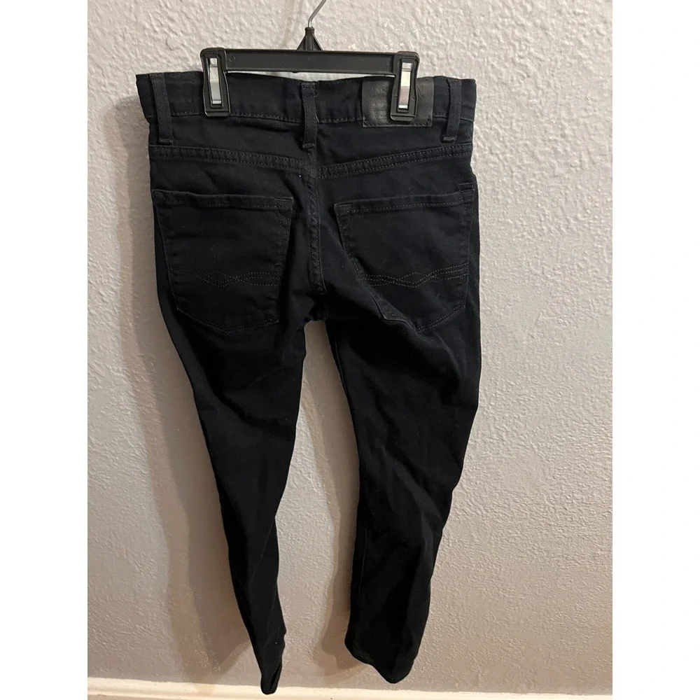Denizen Levis Black Jeans Denim Skinny Fit Adjustable Waist Girls‎ 12